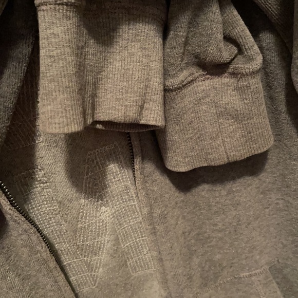 Victoria’s Secret PINK Grey Sequin Velour Jacket/Hoodie - Picture 7 of 8